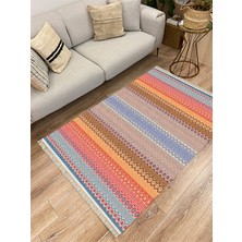 Infort Cotton Serisi Dekoratif Dokuma Taban Saçaklı Kilim