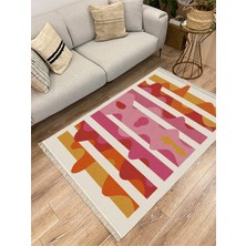 Infort Cotton Serisi Dekoratif Dokuma Taban Saçaklı Kilim