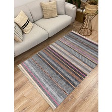 Infort Cotton Serisi Dekoratif Dokuma Taban Saçaklı Kilim