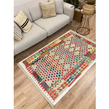 Infort Cotton Serisi Dekoratif Dokuma Taban Saçaklı Kilim