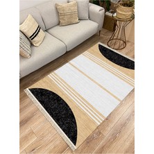 Infort Cotton Serisi Dekoratif Dokuma Taban Saçaklı Kilim