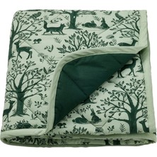 Hobiceyiz Bebek Battaniyesi, Yeşil, 96X96 Cm, Trolldom