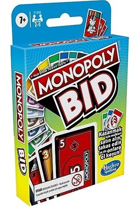 Monopoly Bid Game F1699