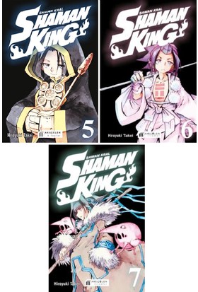 Shaman King 5-6-7. Ciltler Manga Seti