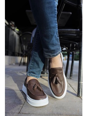 Shoecide CH127 Cbt Loafer-X Erkek Ayakkabı Kahve