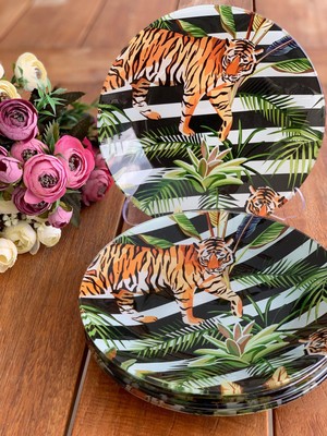 Lucky Art Lyzı 001 Jungle 26 cm Tabak 6lı