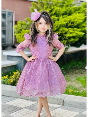 Burçak Butik Gelinlik Dantel Kol Göğüs Ve Etek / Abiye Elbise ( Toka Hediye - Bir Beden Büyük Tercih Edilebilir )