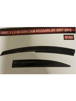 Mkm Honda Civic 4'lü Mugen Cam Rüzgarlık Seti