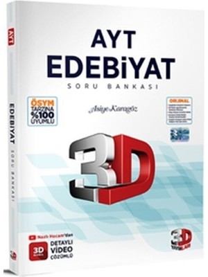 3D Yayınları AYT Edebiyat Soru Bankası - AYT Soru Bankası