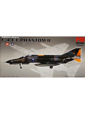 Pm Model F-4 E/F Phantom II 1/96 Ölçek Renkli Demonte Plastik Uçak Maket Kiti