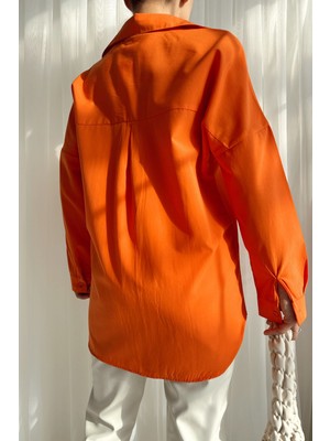 MyLove Basic Comfort Gömlek Oranj