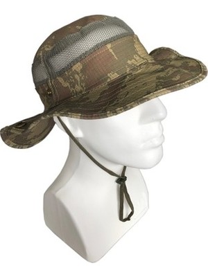 ŞAFAK25 Askeri Malzeme Kamuflaj Desen Yazlık Katlanabilir Safari Fötr Şapkası