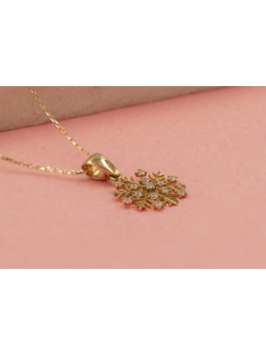 Turna Gold Kar Tanesi Üçlü Altın Mini Set
