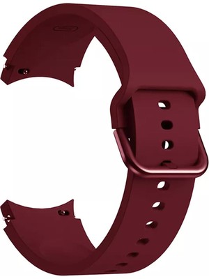 Kyver Samsung Galaxy Watch 7, 6, 5, 4, Active2 44MM, Amazfit Gts, Gts 2 42MM Uyumlu Silikon Kordon 20MM