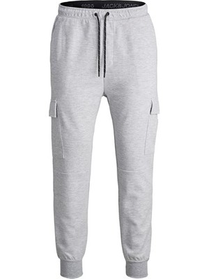 Jack & Jones Jack&jones Lastikli Paça Lastikli Bel Açık Gri-Melanj Erkek Pantolon 12184972