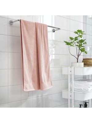 Hobiceyiz Banyo Havlusu, Açık Pembe, 70X140 Cm, Vınarn