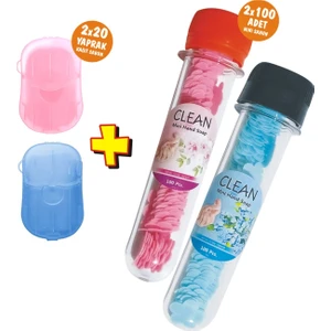 Era Sabun 2 Kutu Kağıt Sabun + 2 Tüp Parfümlü Elde Eriyen Mini Kağıt Sabun