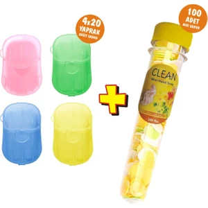 Era Sabun 4 Kutu Kağıt Sabun + 1 Tüp Parfümlü Elde Eriyen Mini Kağıt Sabun