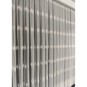 Nish Perde Serpme 157 Desen 1/3 Sık Pile Lüks Tül Perde