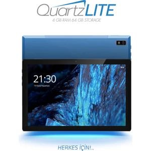 10.1 Inc 4gb Ram 64GB Hafıza 1920*1200 IPS Ekran 8 Çekirdek Işlemcili Quartzlıte Mavi Tablet