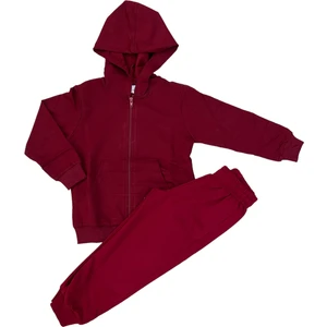 Unisex Çocuk Eşofman Takım 2 Iplik Likralı Siyah Bordo Lacivert Gri Antrasit