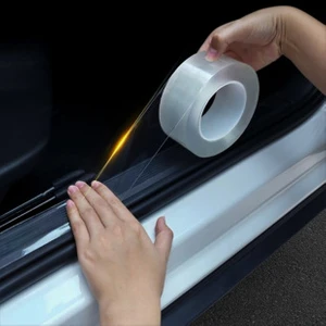 KRC Display Araç Kapı Eşik Kaput Çizik Önleyici Şeffaf Koruma Folyosu (20cmx5mt)