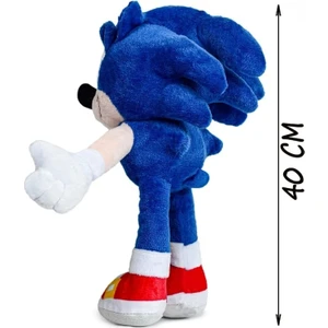Kirpi Sonic Pelüş Oyuncak 30 cm Kadife Kumaş Sonic