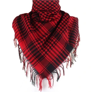 Kırmızı Siyah Etnik Puşi Askeri Puşi