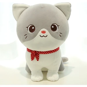 Kewendashiye Karikatür Kedi Peluş Bebek Sevimli Doldurulmuş Yavru Kedi Paçavra Oyuncak Elastik Yumuşak Kanepe Minderi (Yurt Dışından)