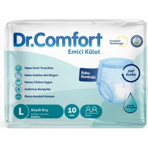Dr. Comfort Emici Külot Hasta Bezi 10’lu Large Büyük Boy