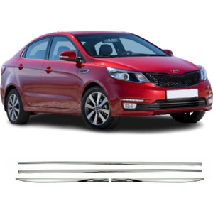 A&G Tuning Kia Rio 3 Hb/sd Krom Kapı Çıtası (4prç) 2011-2017 Arası Paslanmaz Çelik