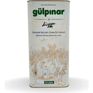Gülpınar Organik Memecik İlk Hasat Naturel Sızma Zeytinyağı 5 lt