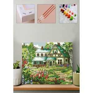 Sayılarla Boyama Seti Yayla Evi 40X50 cm