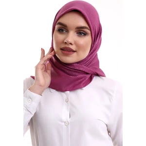 İhvan Online Kofra Desenli Baş Örtü - Fuşya