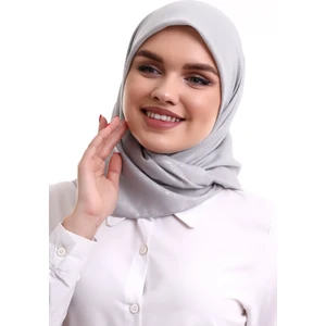 İhvan Online Kofra Desenli Baş Örtü - Gri