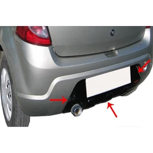 Drs Tuning Dacia Sandero 1 Arka Orta Tampon (Difüzör) Fiber 2007-2012