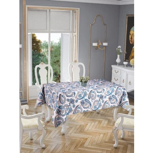 Dertsiz Leke Tutmaz Basklı Micro Polyester 150x150 cm Günlük Kullanım Masa Örtüsü