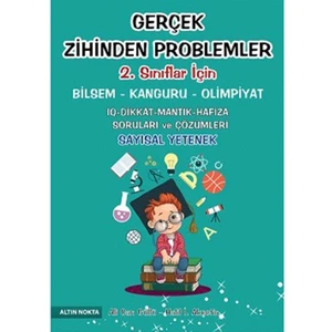 2. Sınıf Gerçek Zihinden Problemler Bilsem-Kanguru-Olimpiyat Kitabı