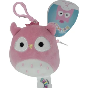 Toru Toys Ty Squishmallows Bri The Pink Owl Peluş Anahtarlık
