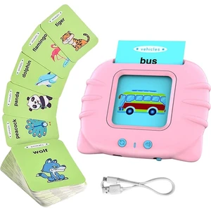 112 Adet Erken Eğitim Flash Kartları - Pembe (Yurt Dışından)
