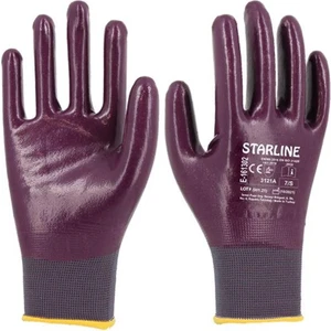 E-161302 Mor Nitril Eldiven No:10