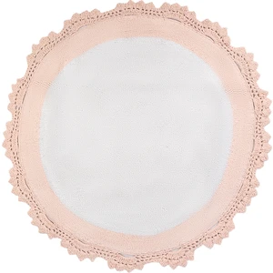 Irya İrya Doreen Yuvarlak Banyo Paspası %100 Pamuk 90x90 Pembe