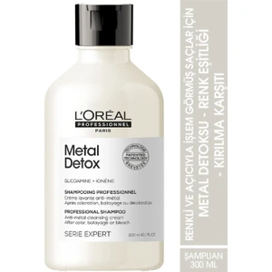Loreal Professionnel L'oreal Professionnel Serie Expert Metal Detox Renkli ve Açıcı ile Işlem Görmüş Saçlar Için Metal K
