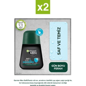 Men Saf ve Temiz Arındırııcı Etki Roll-On 50 ml X2