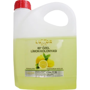Luxor Kimya 80 Derece Özel Limon Kolonyası 3 Lt