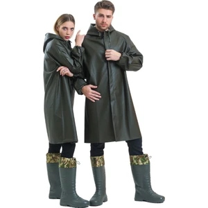 Train Yağmurluk Su Geçirmez Haki