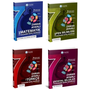 Çanta Yayınları 7. Sınıf 4'Lü  Zaman Ayarlı Soru Bankası Seti