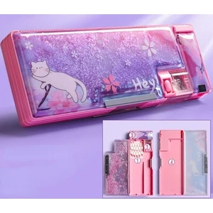 Çok Fonksiyonlu Kalem Kutusu Cat Simli (Yurt Dışından)