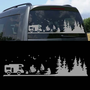 Melek Pazarı Kampçı Ayı, Moto Karavan STICKER-S1737