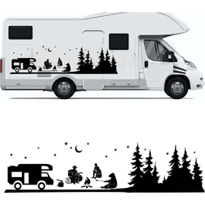 Melek Pazarı Kampçı Ayı, Moto Karavan STICKER-S1737